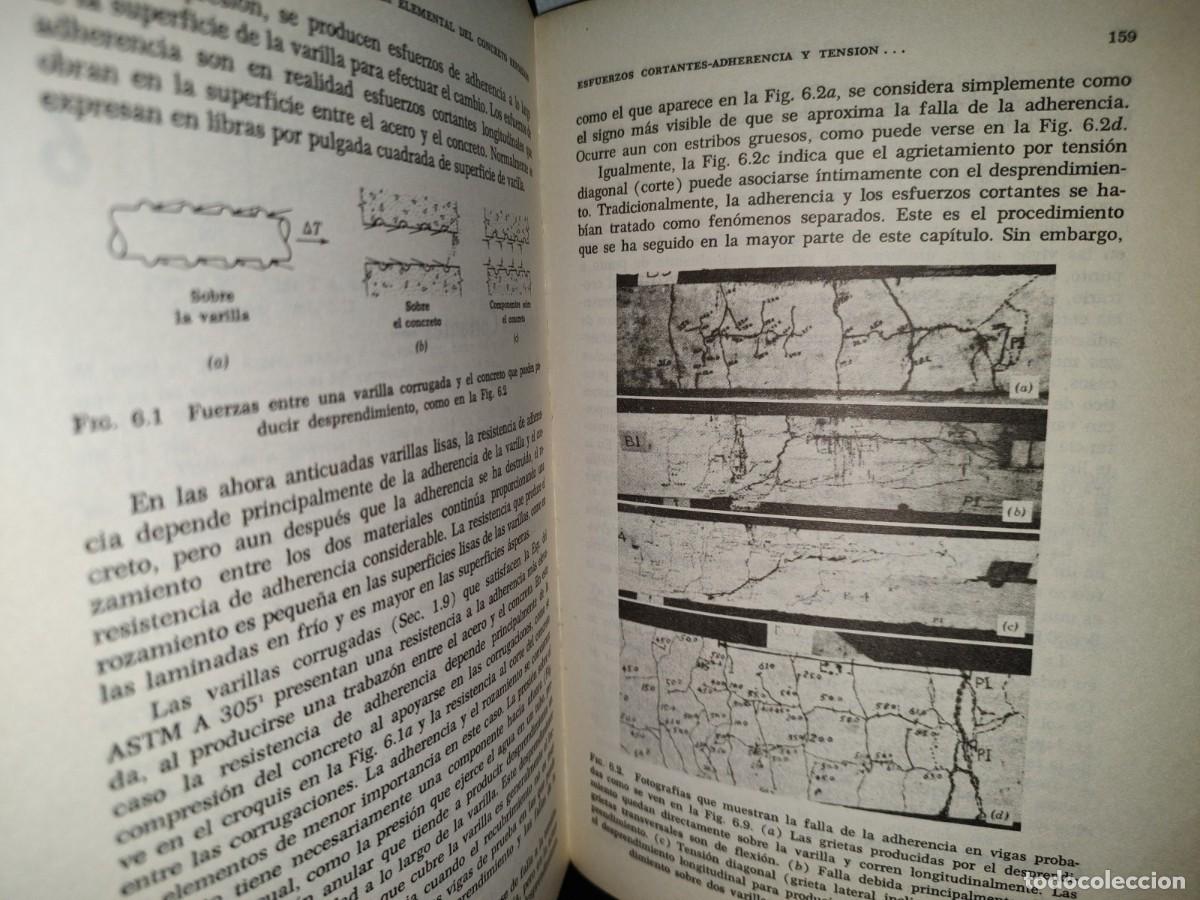 Libros de segunda mano: 58- TEOR&Iacute;A ELEMENTAL DEL CONCRETO REFORZADO - PHIL M. FERGUSON - Foto 10