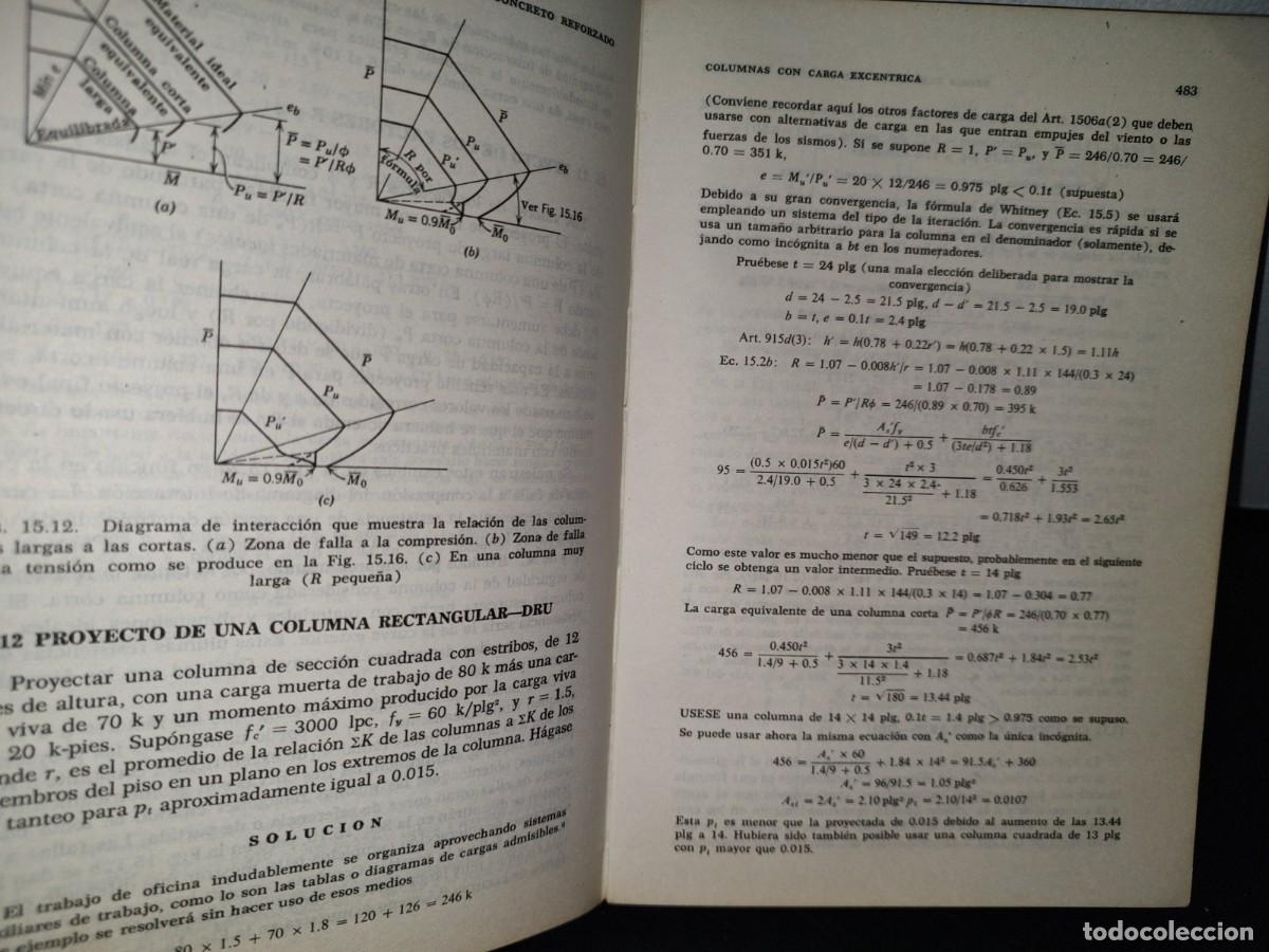 Libros de segunda mano: 58- TEOR&Iacute;A ELEMENTAL DEL CONCRETO REFORZADO - PHIL M. FERGUSON - Foto 12