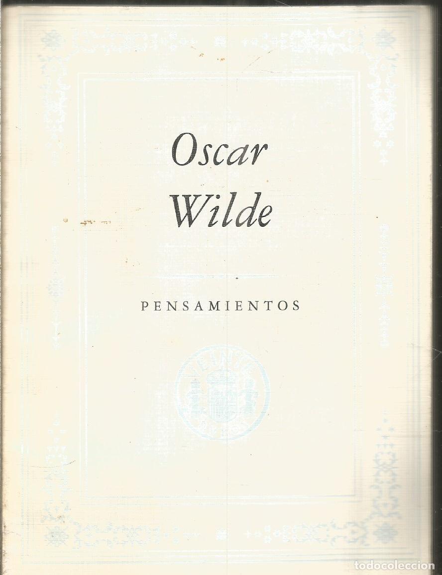 Libros de segunda mano: OSCAR WILDE. PENSAMIENTOS - Foto 1