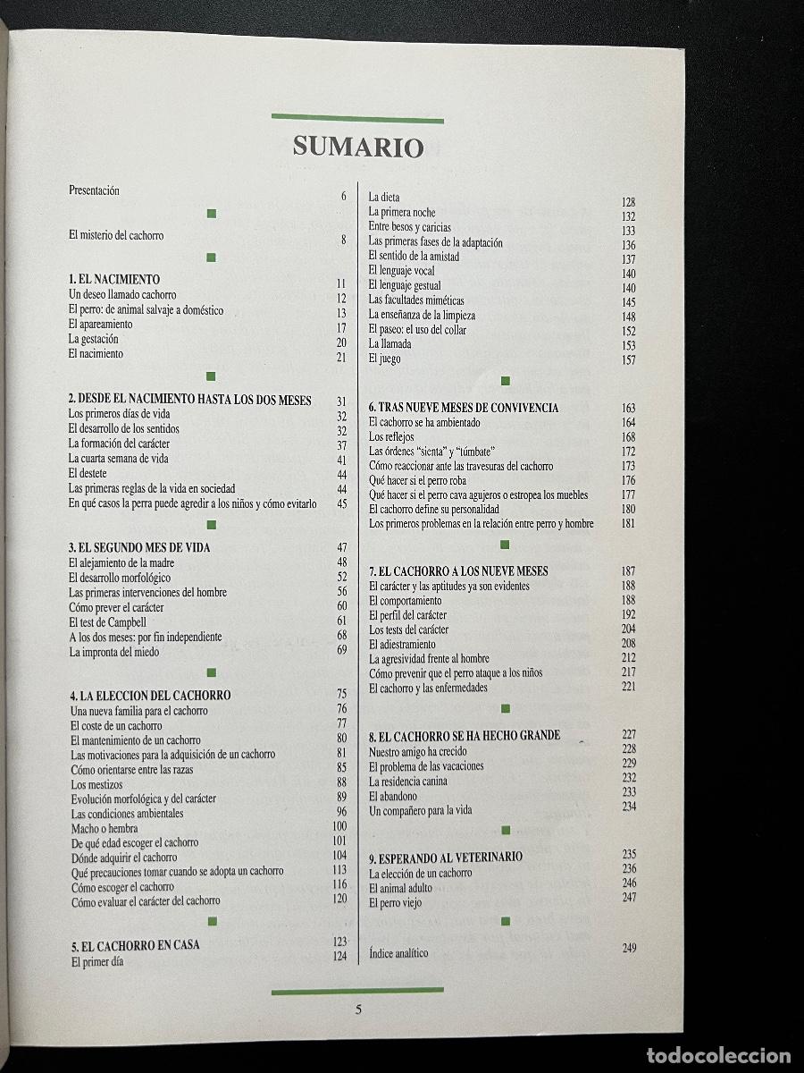 Libros de segunda mano: EL LIBRO DEL CACHORRO. MARIO PERRICONE. ED. DEL DRAC. 2&ordf; ED. MADRID, 1993. PAGS: 252. - Foto 5
