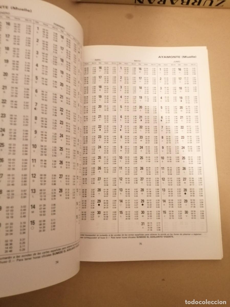 Libros de segunda mano: E1B1 ANUARIO DE MAREAS 1995 MINISTERIO DE DEFENSA - Foto 4