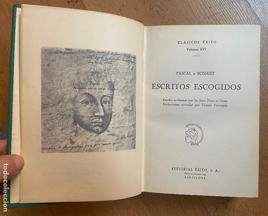 Libros de segunda mano: ESCRITOS ESCOGIDOS, Pascal Bossuet, Clasicos Exito - Foto 2