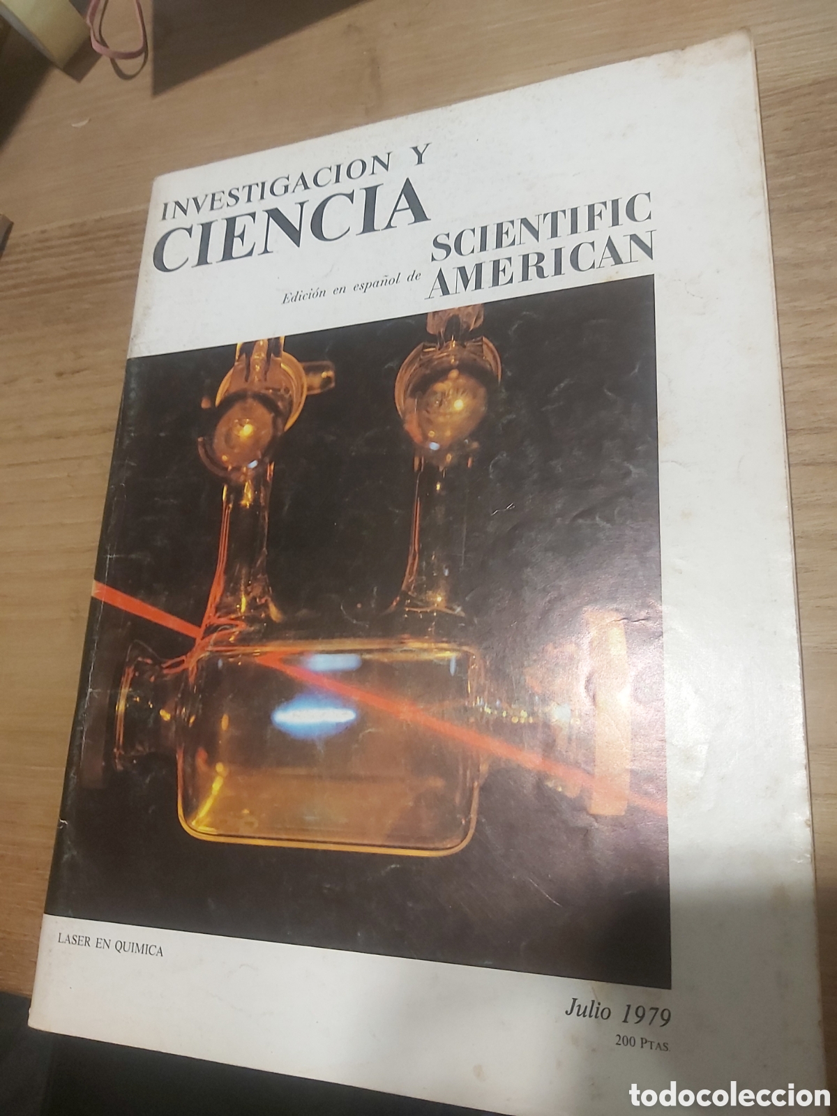 Libros de segunda mano: L&aacute;ser en qu&iacute;mica investigaci&oacute;n ciencia scientific americana 1979