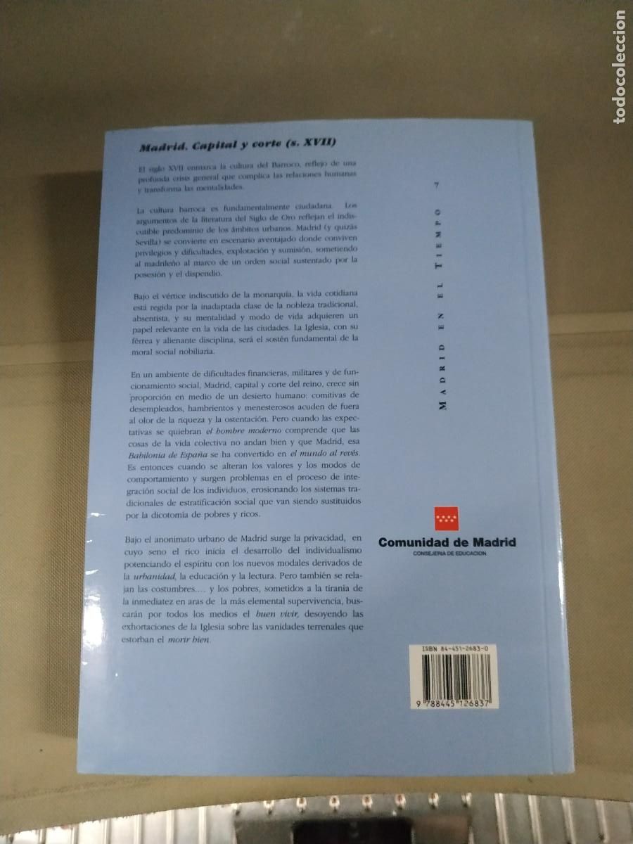 Libros de segunda mano: Madrid Capital y Corte - Ignacio Luz&oacute;n Urue&ntilde;a. Comunidad de Madrid - Foto 2