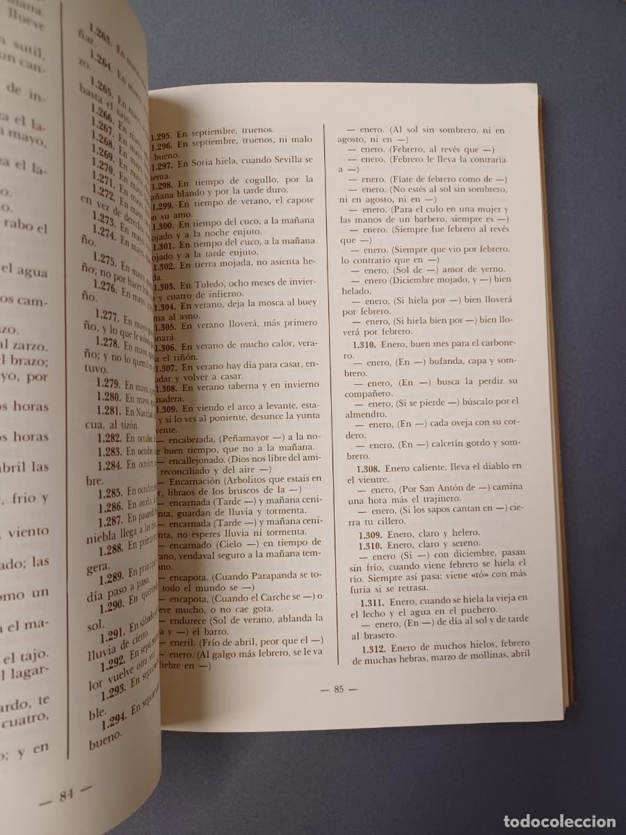 Libros de segunda mano: S&Aacute;NCHEZ EGEA, JOS&Eacute;. EL LIBRO DE LOS REFRANES DE LA TEMPERIE - Foto 2