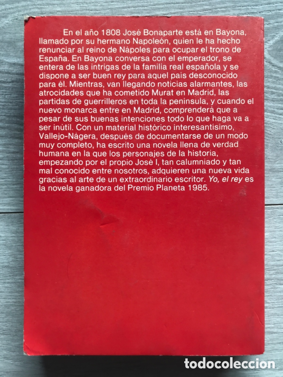 Libros de segunda mano: YO, EL REY / VALLEJO N&Aacute;GERA, JUAN ANTONIO - Foto 2