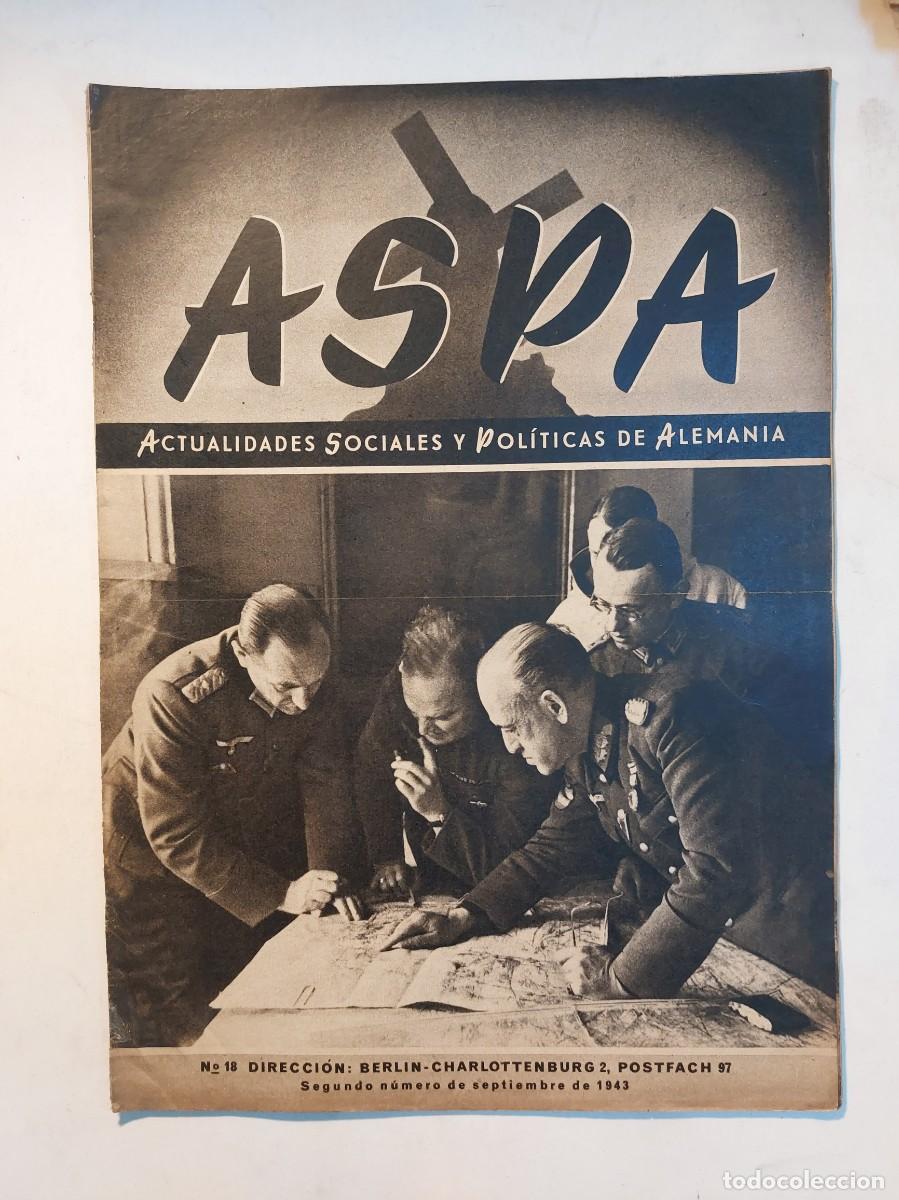 Libros de segunda mano: Revista ASPA 1943 (18 n&uacute;meros) - Foto 1