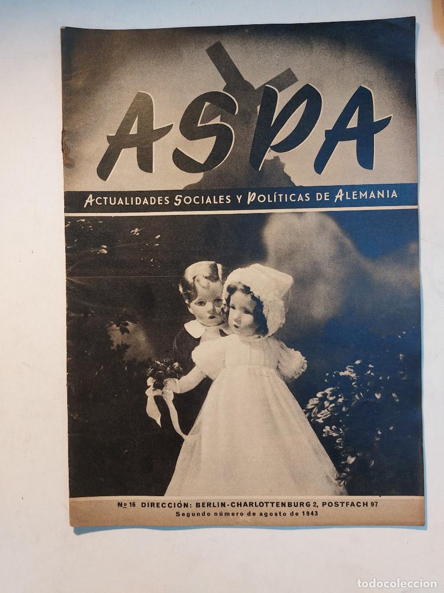 Libros de segunda mano: Revista ASPA 1943 (18 n&uacute;meros) - Foto 3