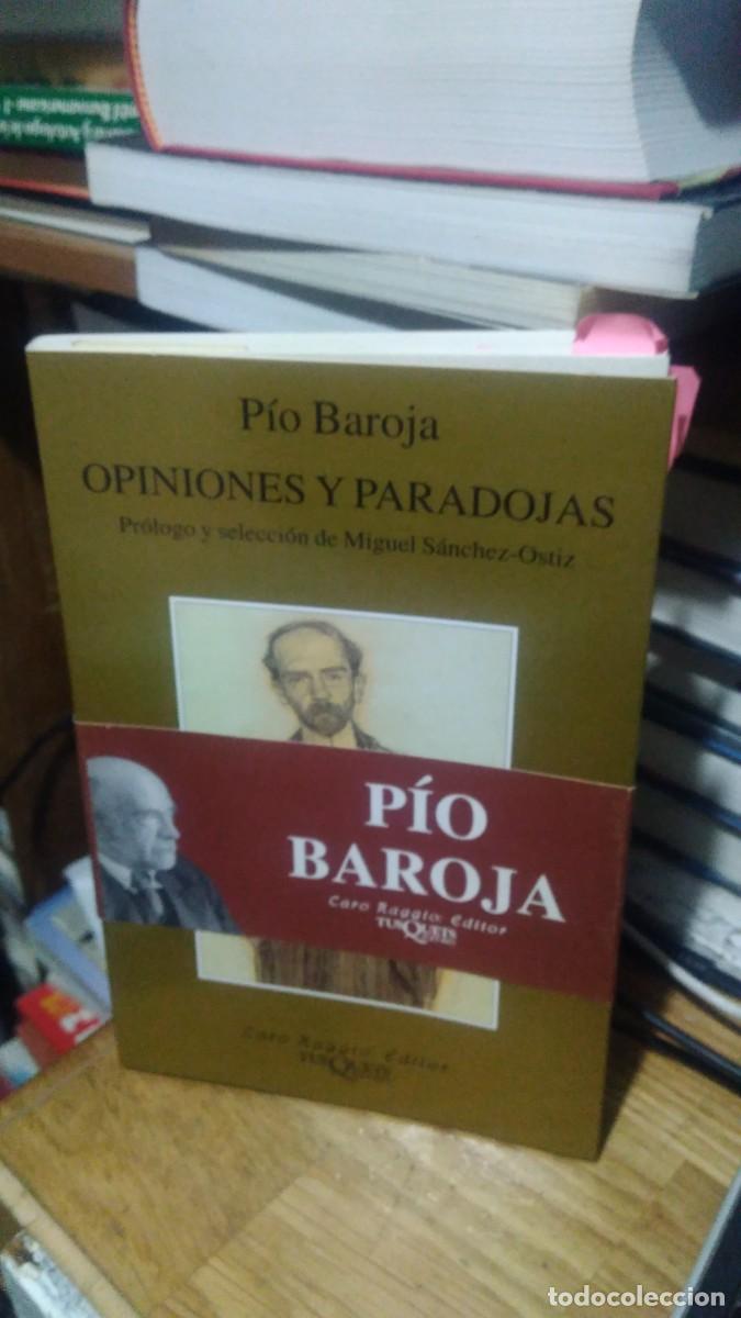 Libros de segunda mano: OPINIONES Y PARADOJAS, PIO BAROJAS, ED. TUSQUETS - Foto 1