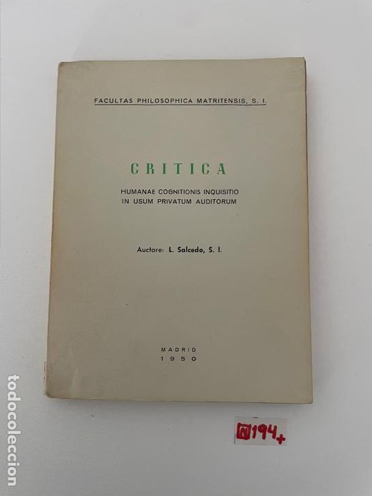 Libros de segunda mano: Critica - Foto 1