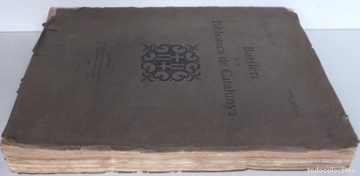 Libros de segunda mano: Butllet&iacute; de la Biblioteca de Catalunya n&uacute;m. 8 - Foto 2