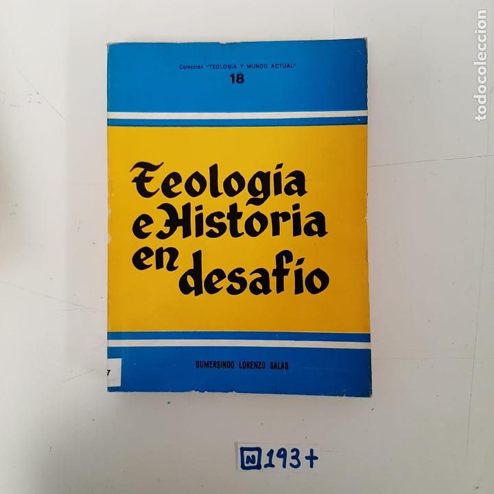 Libros de segunda mano: Teolog&iacute;a e historia en desaf&iacute;o - Foto 1