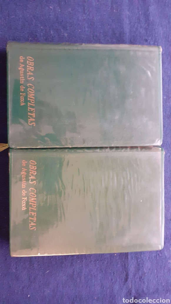 Libros de segunda mano: Agust&iacute;n de FOX&Aacute;. Obras completas. ( 2 vol). - Foto 2