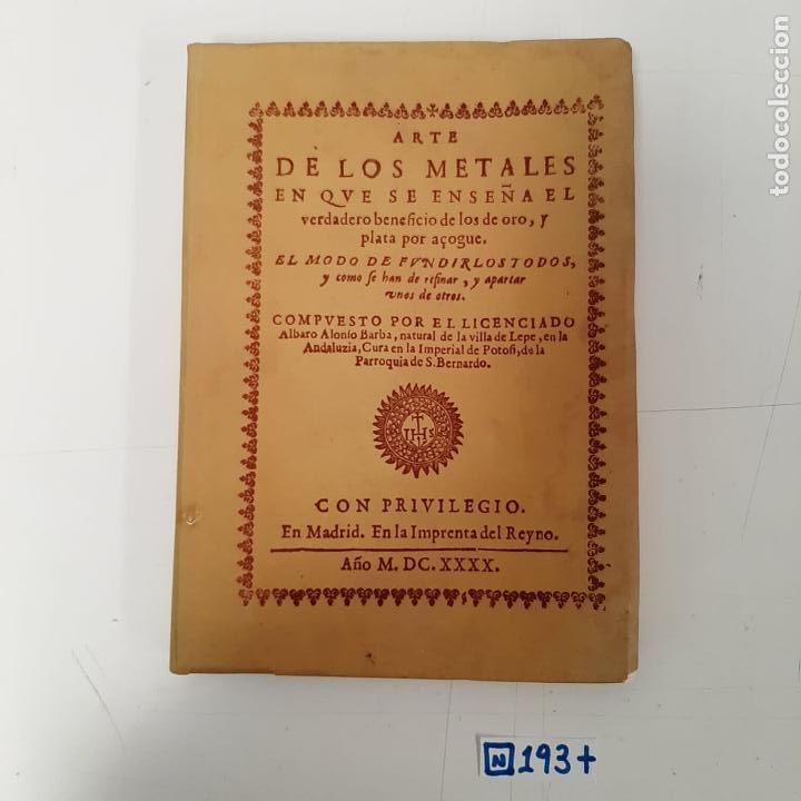 Libros de segunda mano: Arte de los metales - Foto 1