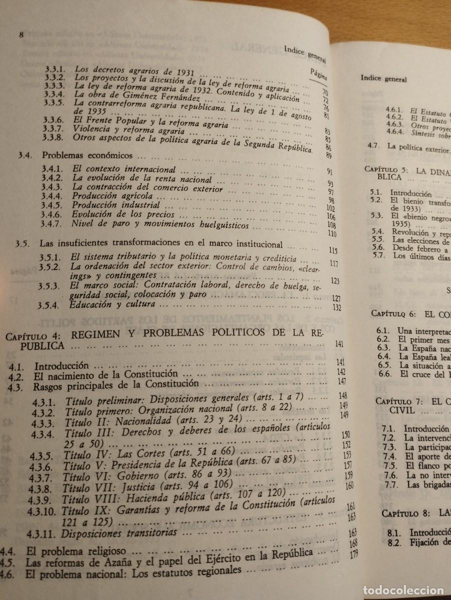 Libros de segunda mano: LA REP&Uacute;BLICA / LA ERA DE FRANCO (RAM&Oacute;N TAMAMES) - Foto 6