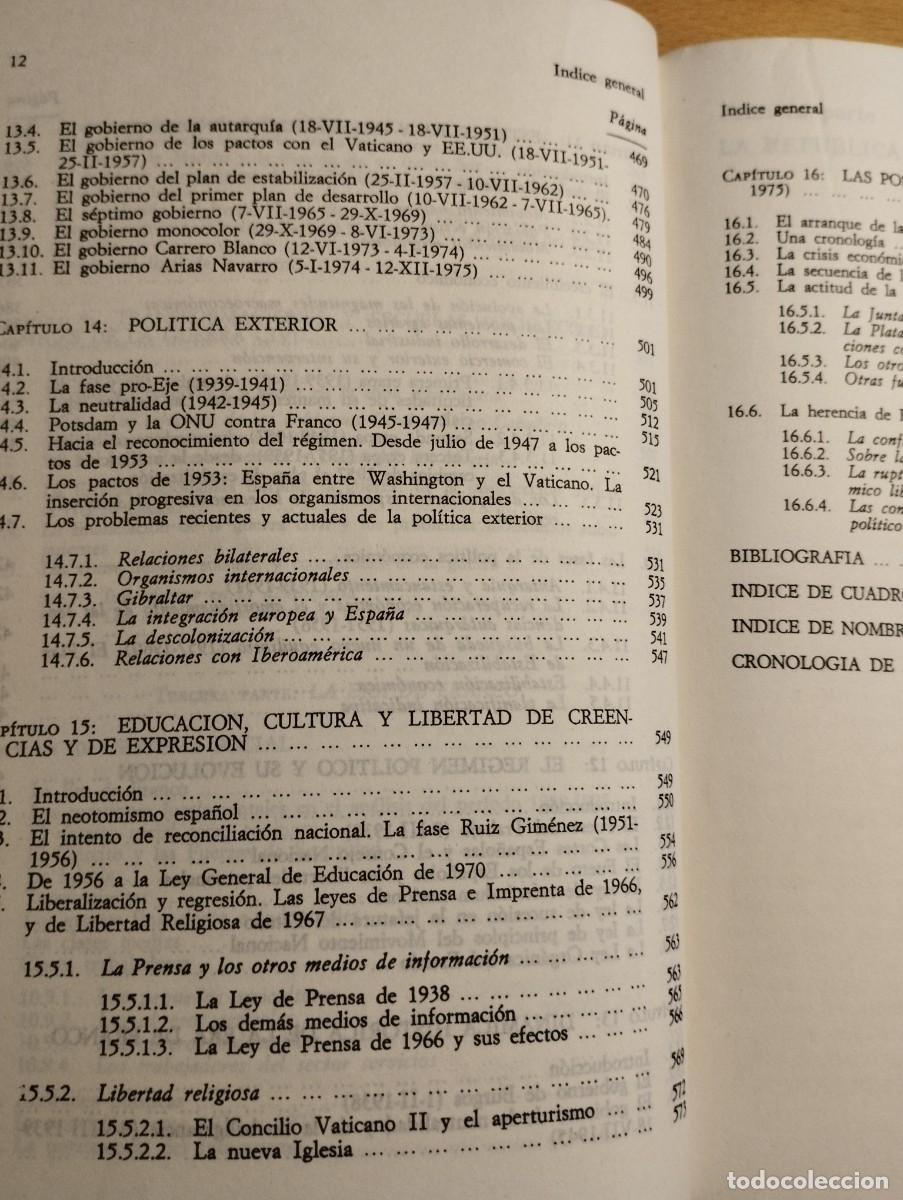 Libros de segunda mano: LA REP&Uacute;BLICA / LA ERA DE FRANCO (RAM&Oacute;N TAMAMES) - Foto 10