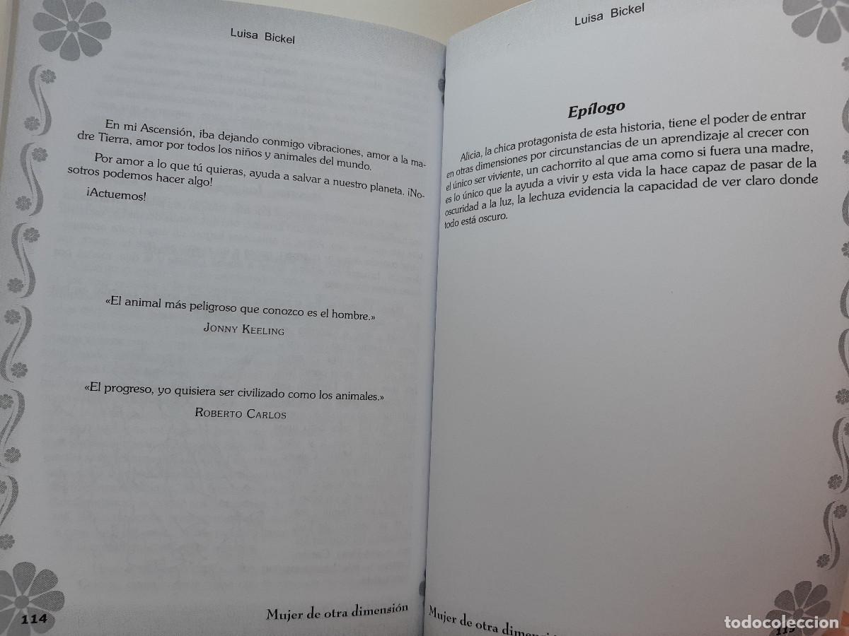 Libros de segunda mano: MUJER DE OTRA DIMENSION LUISA BICKEL MANDALA 2010 EC - Foto 8