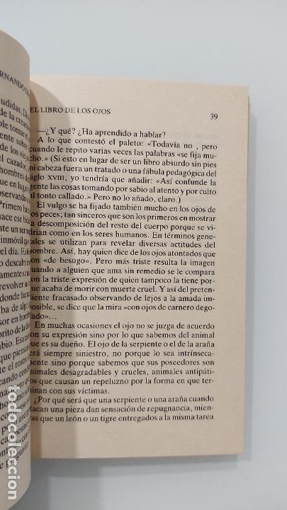 Libros de segunda mano: El libro de los ojos | D&iacute;az-Plaja, Fernando | Editorial Debate, 1981 - Foto 6