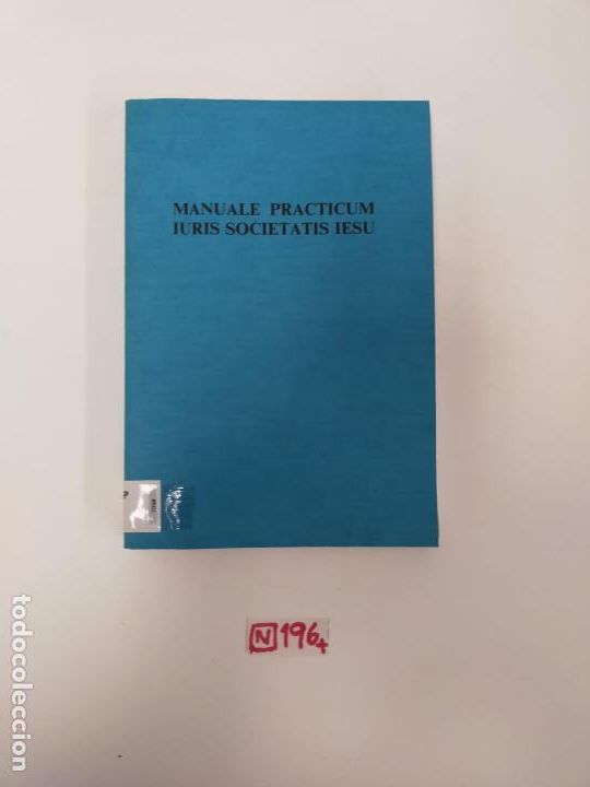 Libros de segunda mano: Manuale practicum iuris societatis iesu - Foto 1