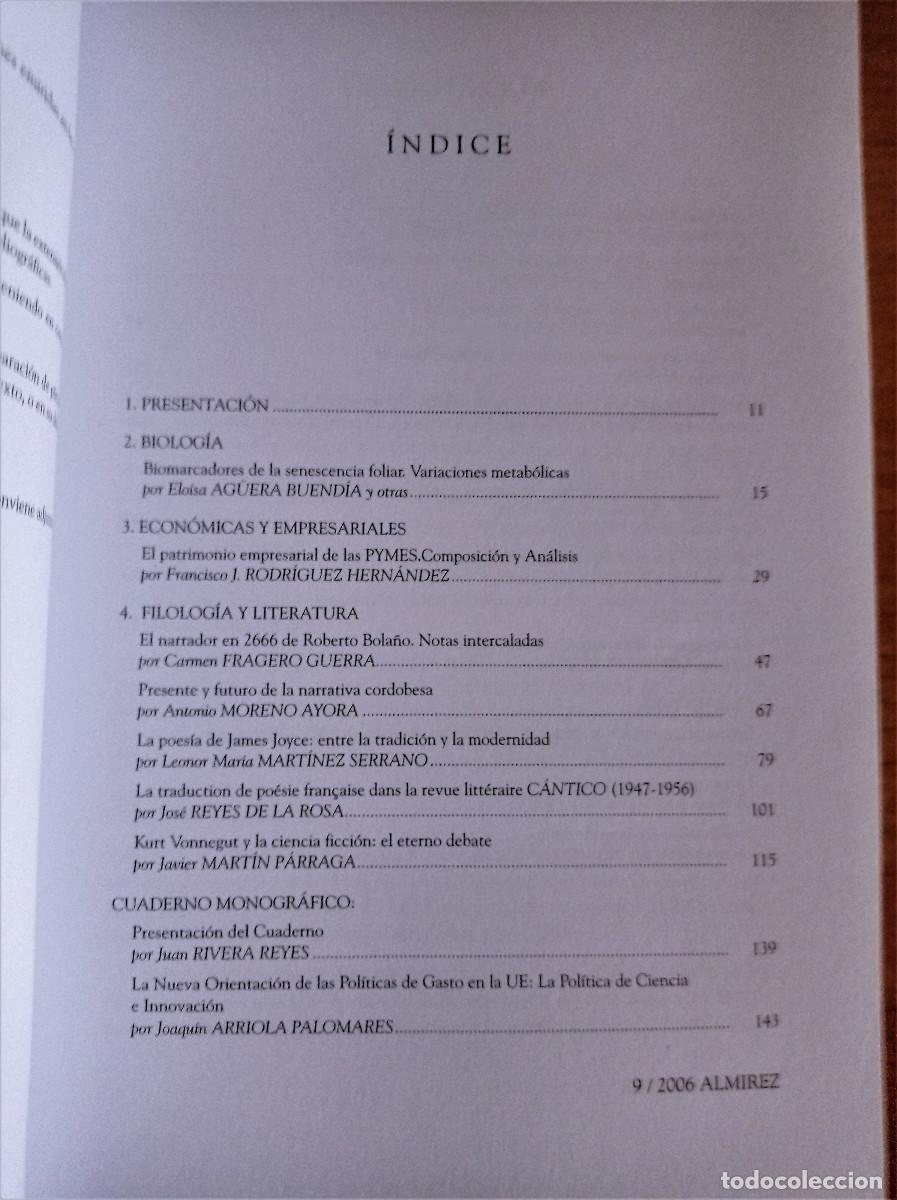 Libros de segunda mano: Almirez A&ntilde;o XV, Num. 16, VV.AA, U.N.E.D. Centro Asociado de C&oacute;rdoba, 2010 - Foto 3