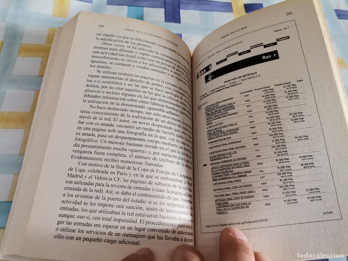 Libros de segunda mano: TIMOS DE LA ESTAMPITA DE INTERNET MANUEL GIM&Eacute;NEZ 2001 - Foto 7