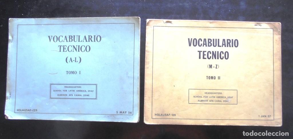 Libros de segunda mano: Vocabulario t&eacute;cnico I-II 1956 english castellano Headquarters School for Latin America, USAF Albrok