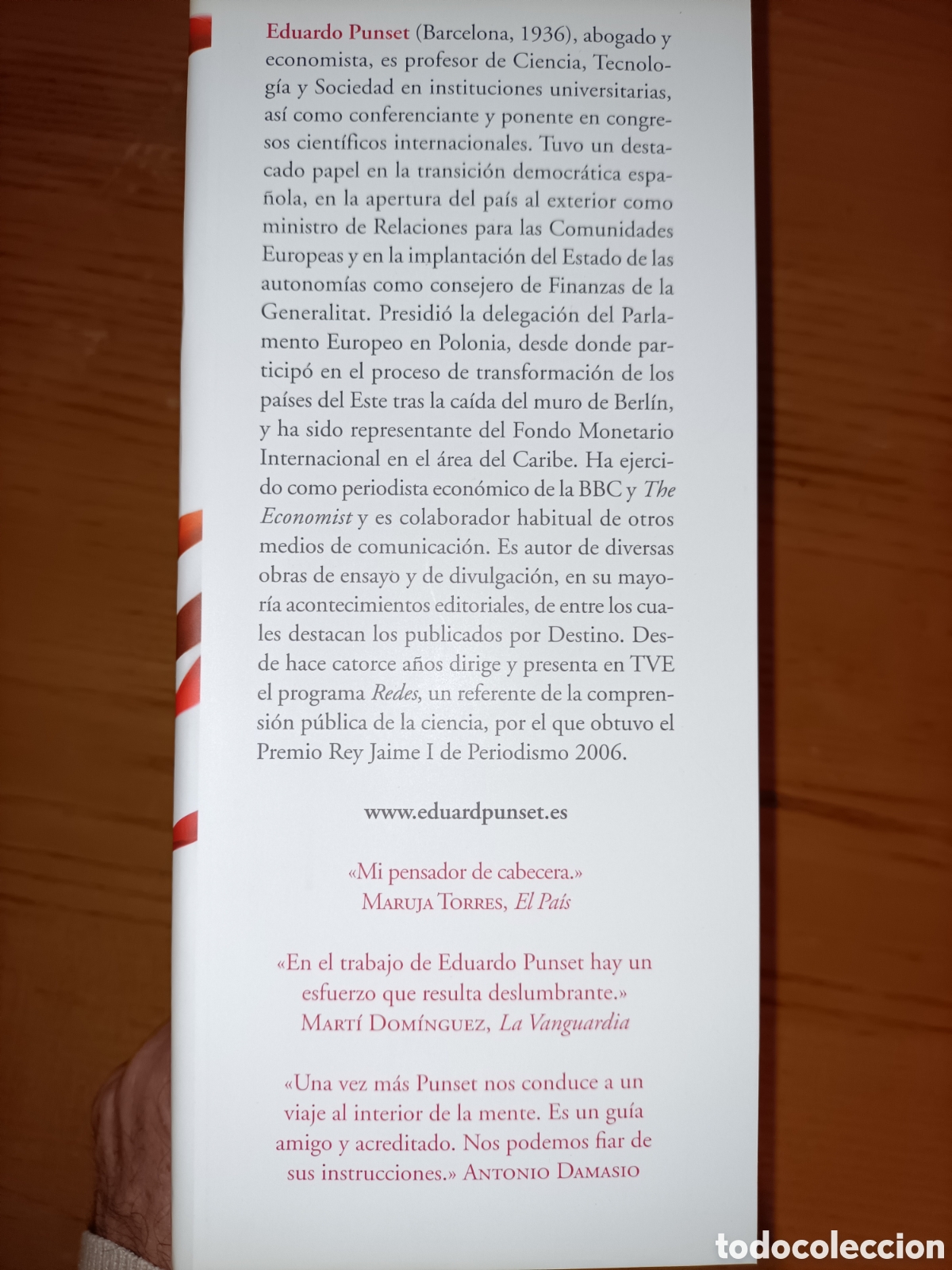 Libros de segunda mano: El viaje al poder de la mente. Eduardo Punset. Destino - Foto 3
