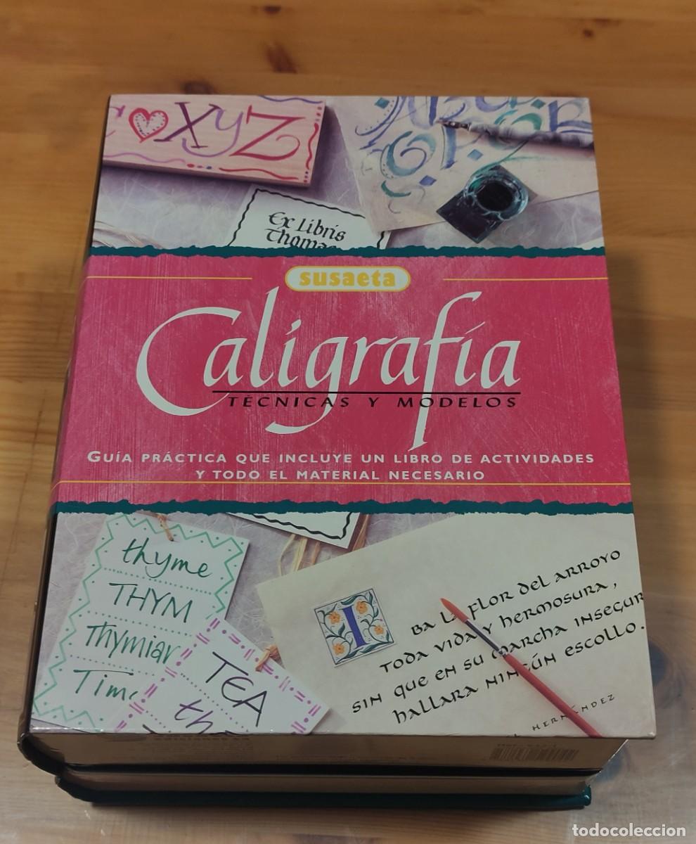 Libros de segunda mano: SUSAETA CALIGRAFIA , TECNICAS Y MODELOS - INCLUYE LIBRO DE ACTIVIDADES Y TODO EL MATERIAL NECESARIO