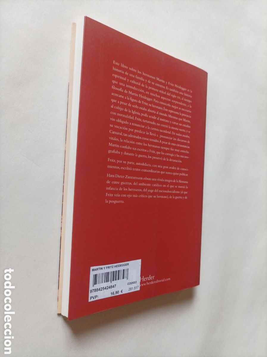Libros de segunda mano: Martin y Fritz Heidegger / Hans Dieter Zimmermann - Foto 11