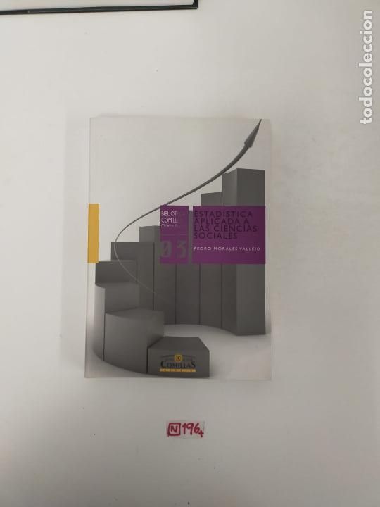 Libros de segunda mano: Estad&iacute;stica aplicada a las ciencias sociales - Foto 1