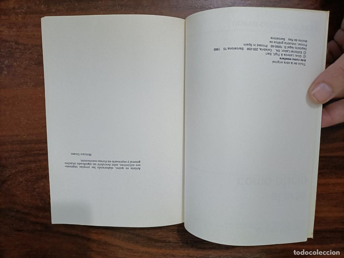 Libros de segunda mano: EL ARTE COMO OFICIO. MUNARI, BRUNO - ED. LABOR 1968 - Foto 3