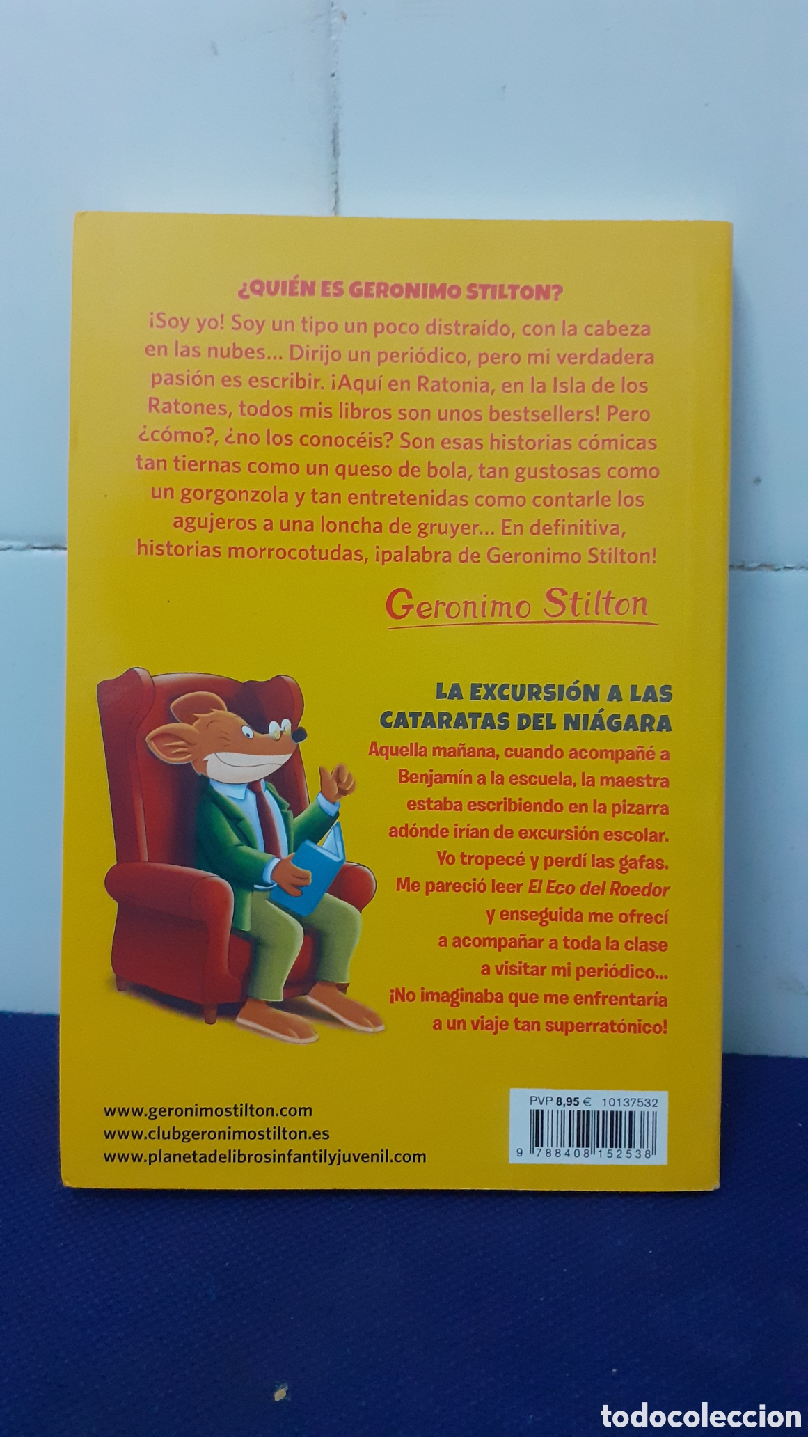 Libros de segunda mano: LA EXCURSION A LAS CATARATAS DEL NIAGARA, GERONIMO STILTON, ESTADO EXCELENTE - Foto 2