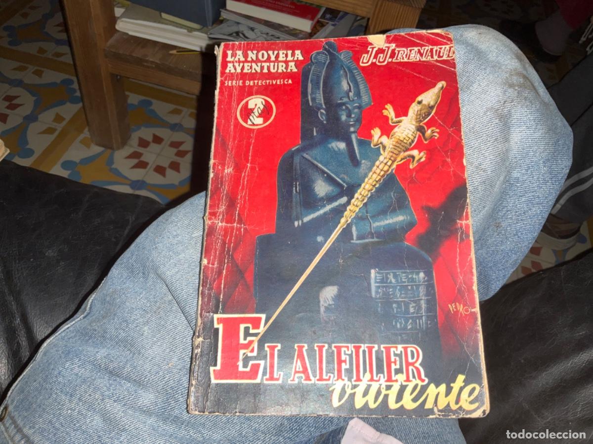 Libros de segunda mano: LA NOVELA AVENTURA N&ordm; 180 - EL ALFILER VIVIENTE - J.J. RENAUD - SERIE DETECTIVESCA -
