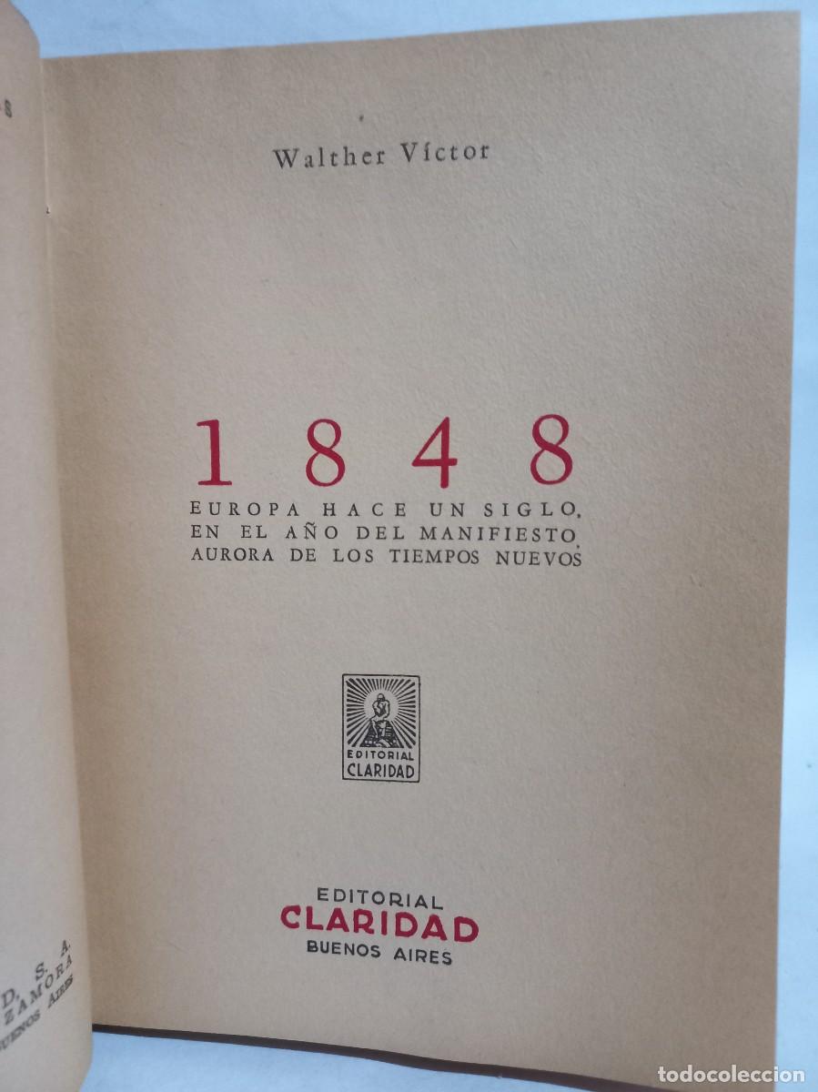 Libros de segunda mano: W&aacute;lther Victor - 1848 - Primera edici&oacute;n en espa&ntilde;ol - 1948 - Foto 3