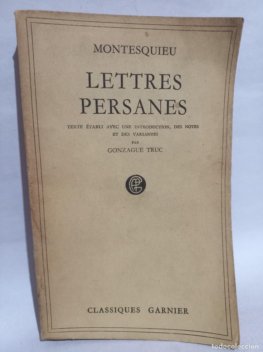 Libros de segunda mano: Montesquieu - Lettres Persanes - 1950 - Foto 1