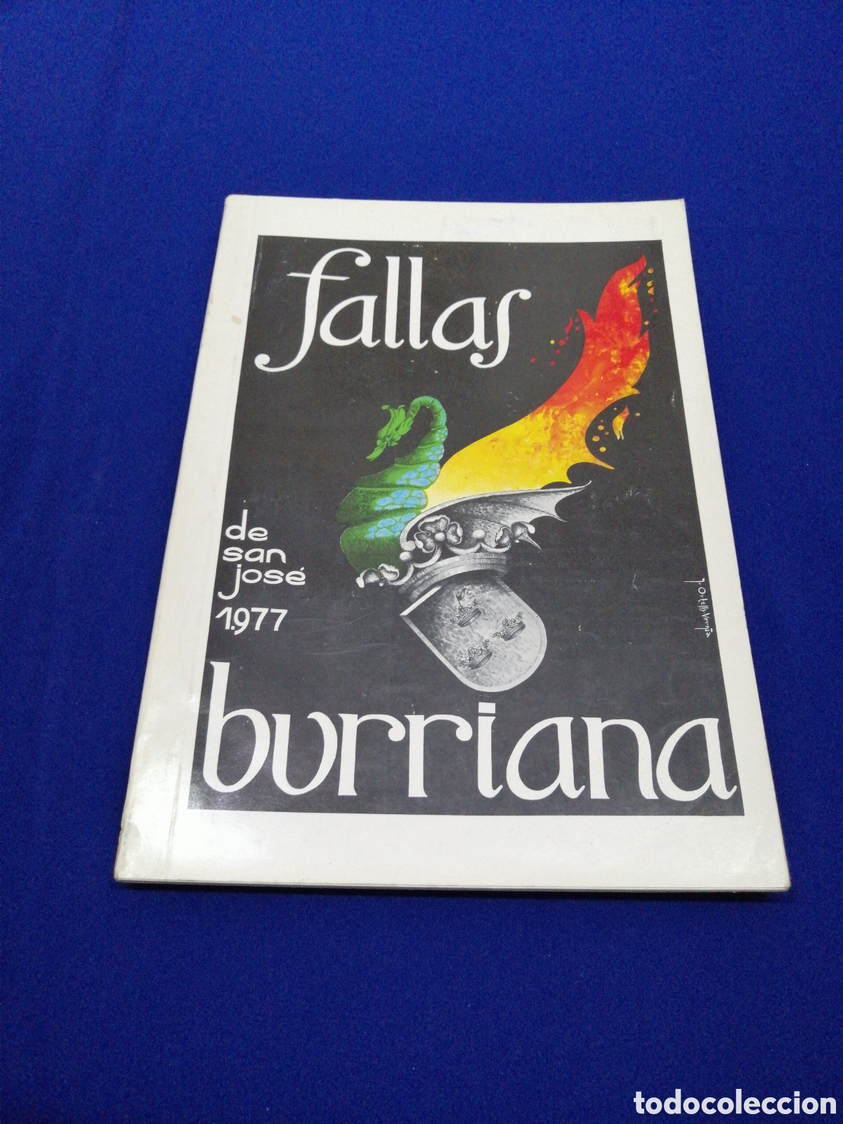 Libros de segunda mano: FALLAS DE BURRIANA 1977 LIBRO OFICIAL - Foto 1