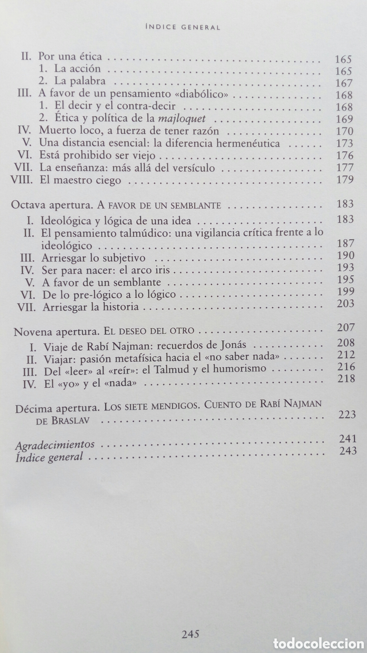 Libros de segunda mano: Elogio de la caricia. Marc - Alain Ouaknin. - Foto 7