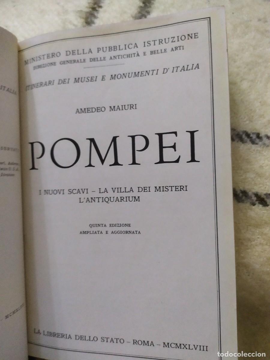 Libros de segunda mano: 1948. Pompei. Amedeo Maiuri. - Foto 3