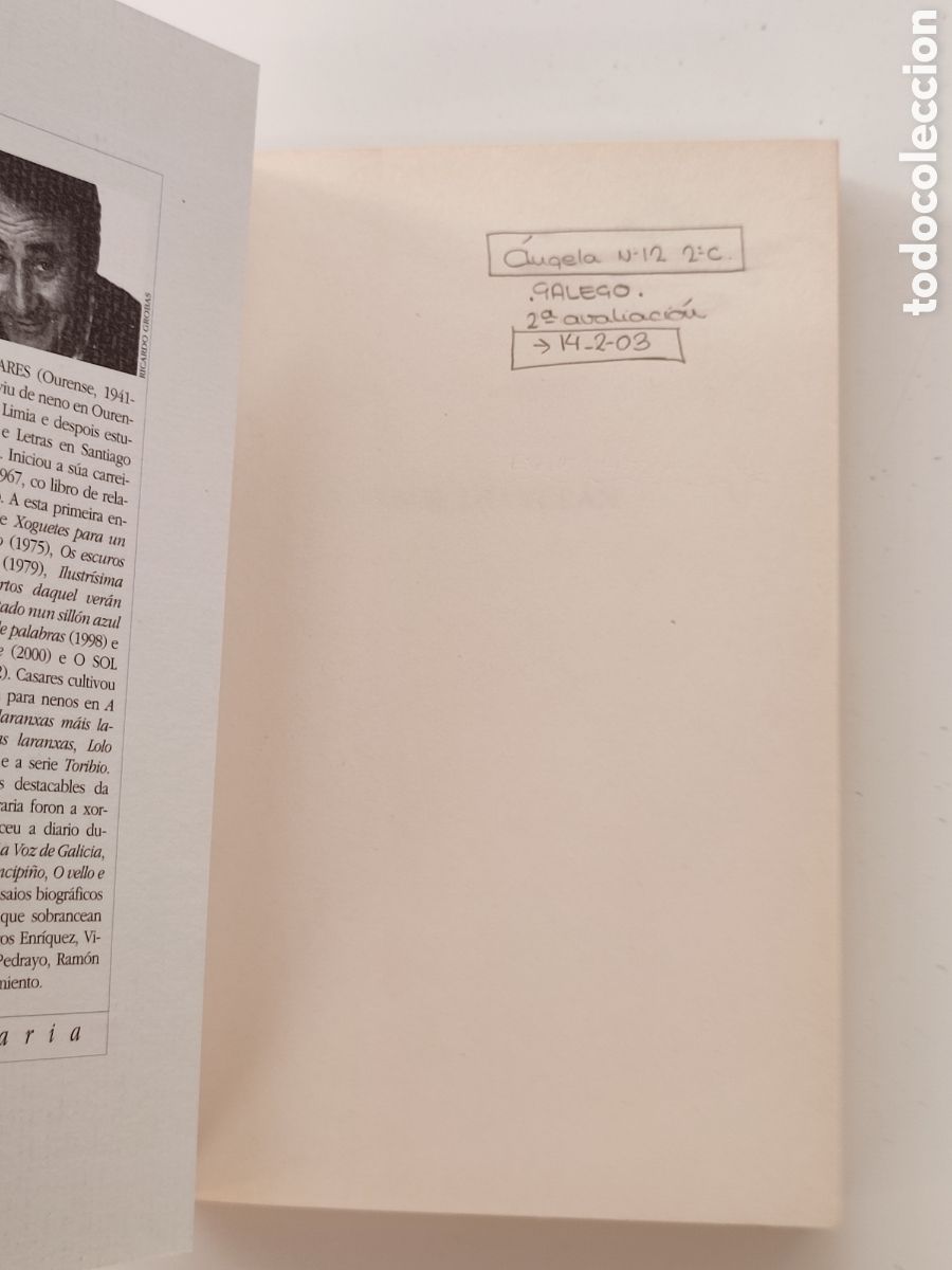 Libros de segunda mano: O sol de ver&aacute;n Carlos Casares - Foto 5