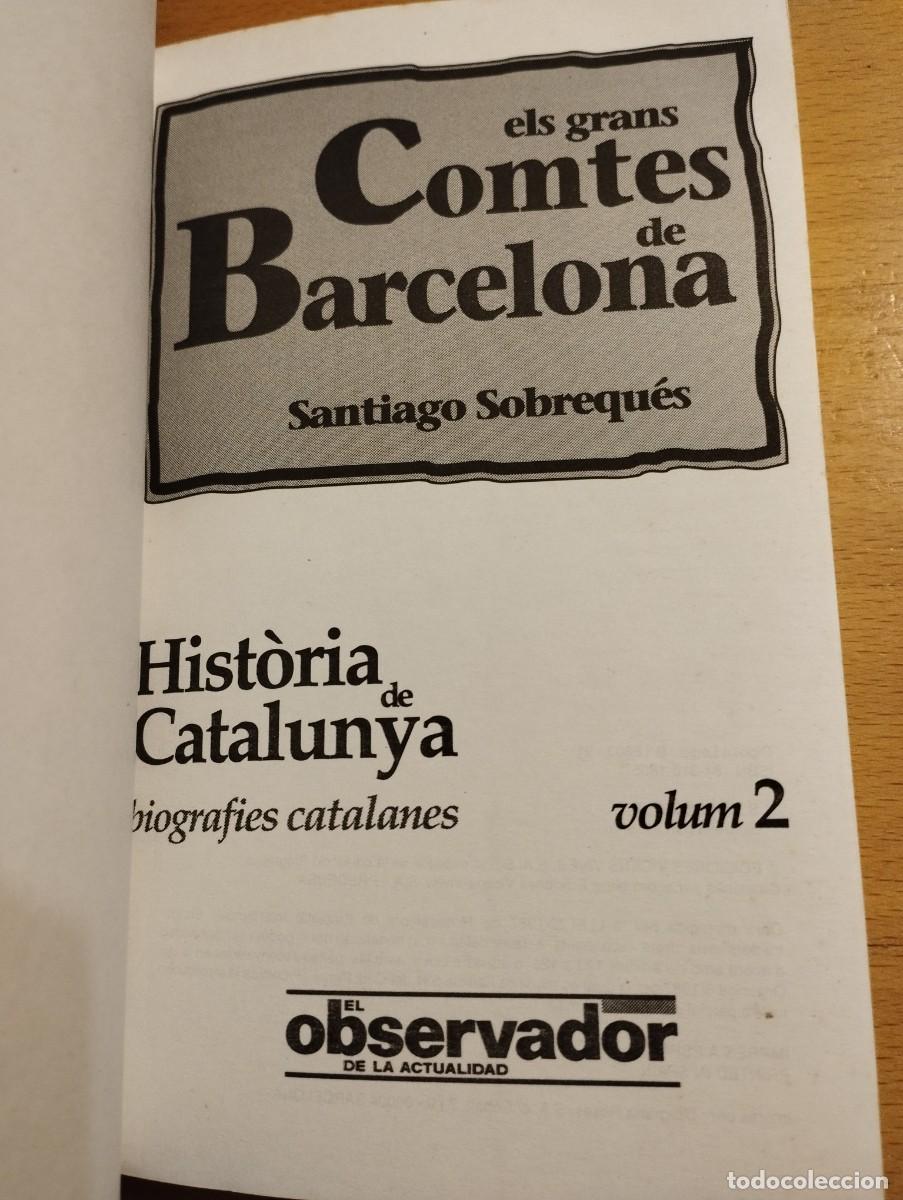 Libros de segunda mano: ELS GRANS COMTES DE BARCELONA (SANTIAGO SOBREQU&Eacute;S) - Foto 2