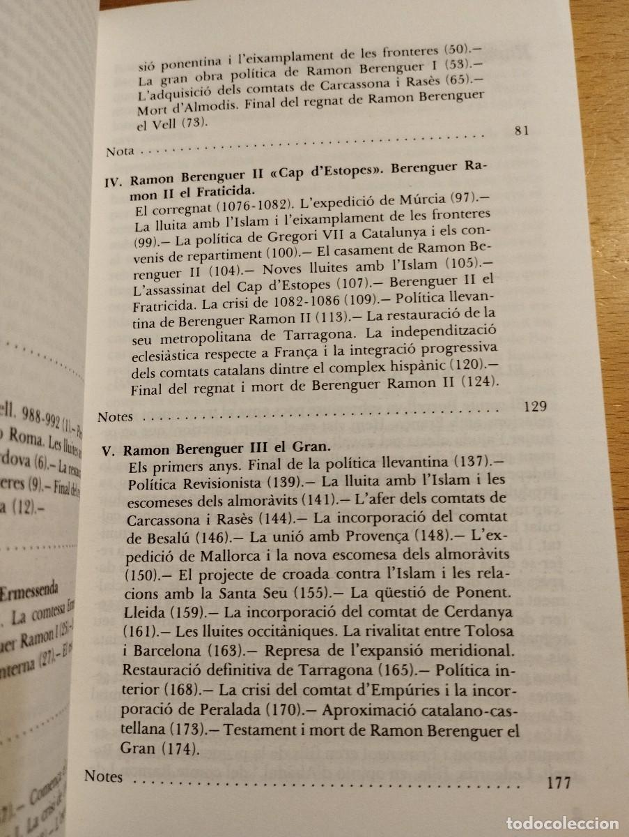 Libros de segunda mano: ELS GRANS COMTES DE BARCELONA (SANTIAGO SOBREQU&Eacute;S) - Foto 4