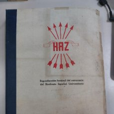 Libros de segunda mano: HAZ (REPRODUCCIÓN FACSÍMIL DEL SINDICATO ESPAÑOL UNIVERSITARIO – SEU) 1935. Lote 387663434