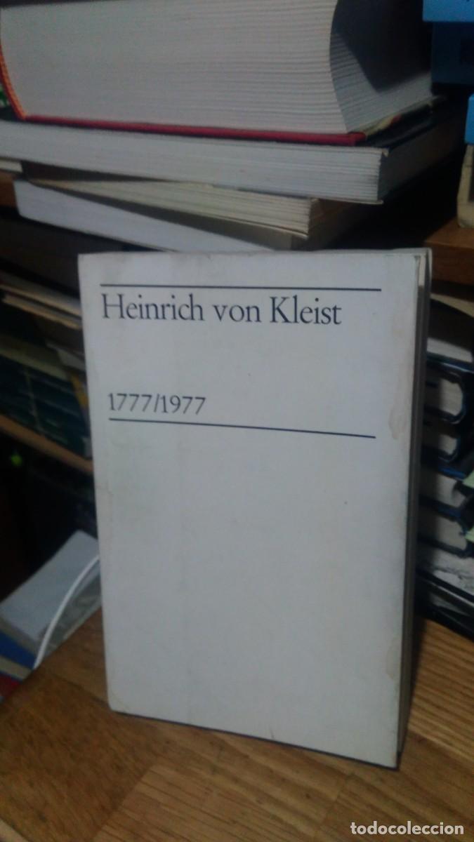 Libros de segunda mano: HEINRICH VON KLEIST, 1777-1977 - Foto 1