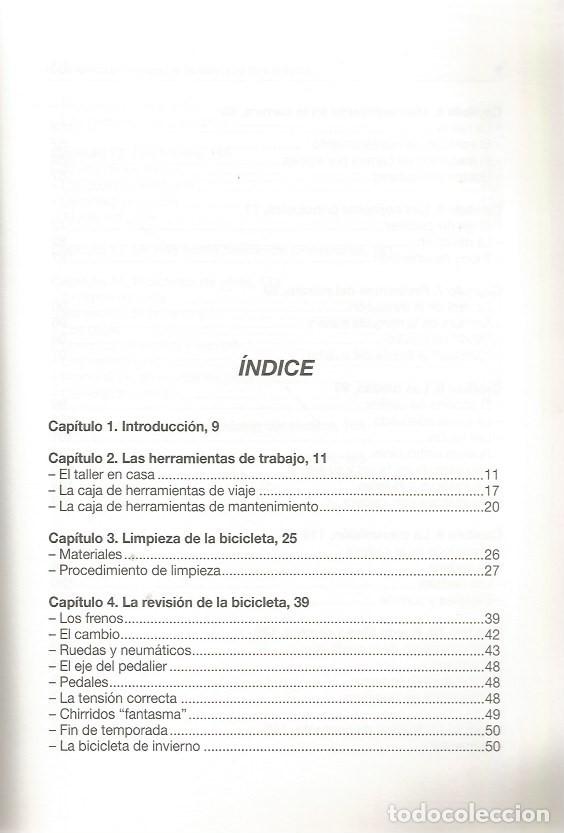 Libros de segunda mano: MECANICA DE BICILETAS EN EL TALLER Y EN LA COMPETICION - Foto 3
