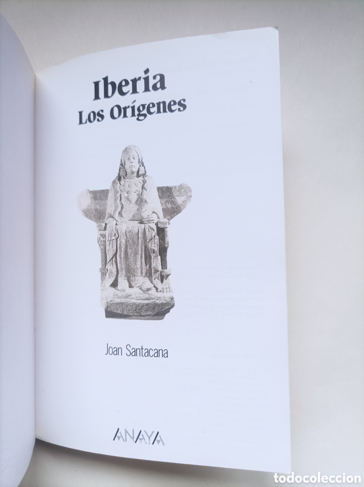 Libros de segunda mano: Iberia. Los or&iacute;genes / Joan Santacana - Foto 2