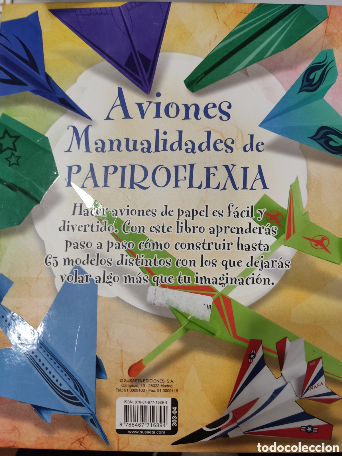 Libros de segunda mano: Aviones. Manualidades de papiroflexia - Foto 2