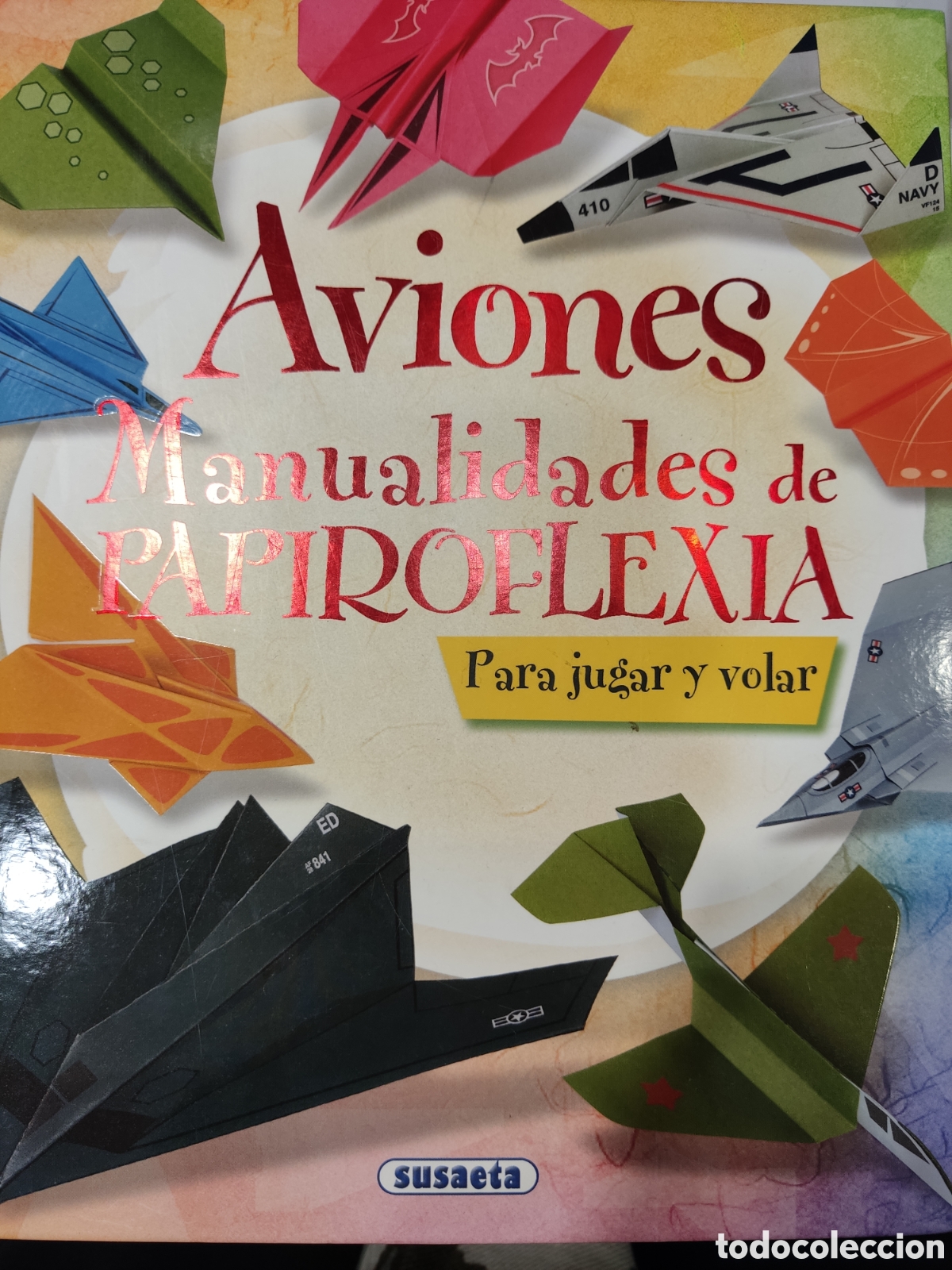 Libros de segunda mano: Aviones. Manualidades de papiroflexia - Foto 1