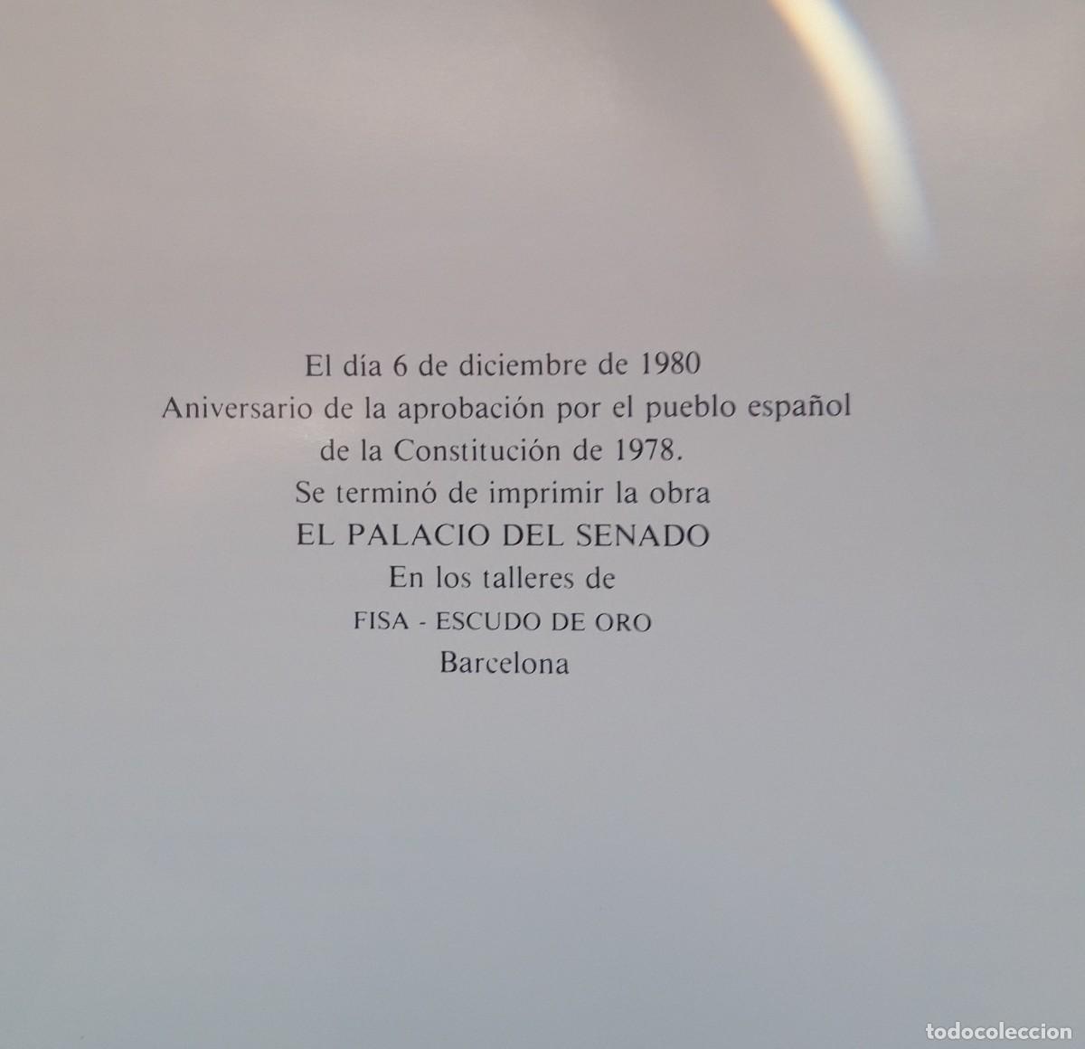 Libros de segunda mano: EL PALACIO DEL SENADO. 1&ordf; Edici&oacute;n. diciembre 1980 - Foto 13