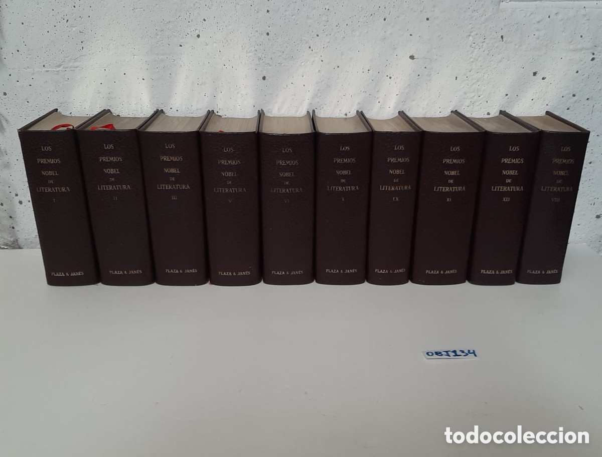 Libros de segunda mano: LOS PREMIOS NOBEL DE LITERATURA - 10 tomos - Foto 1