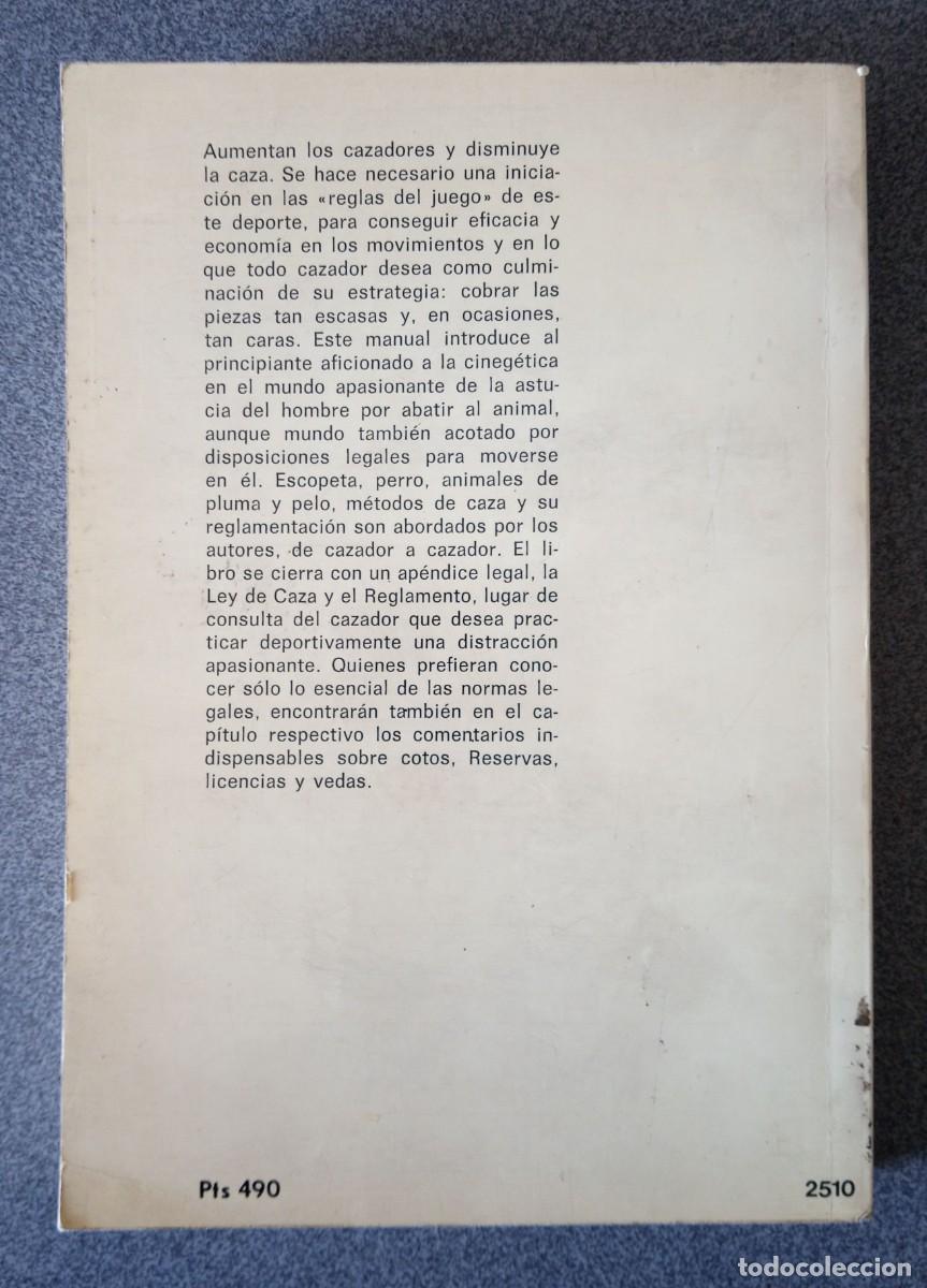 Libros de segunda mano: Manual Del Cazador - Foto 5